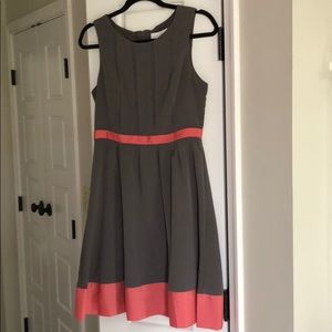 JESSICA SIMPSON Trim Detail A-Line Dress